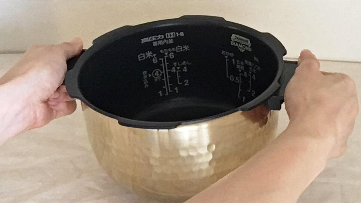 クック 圧力名人の内釜