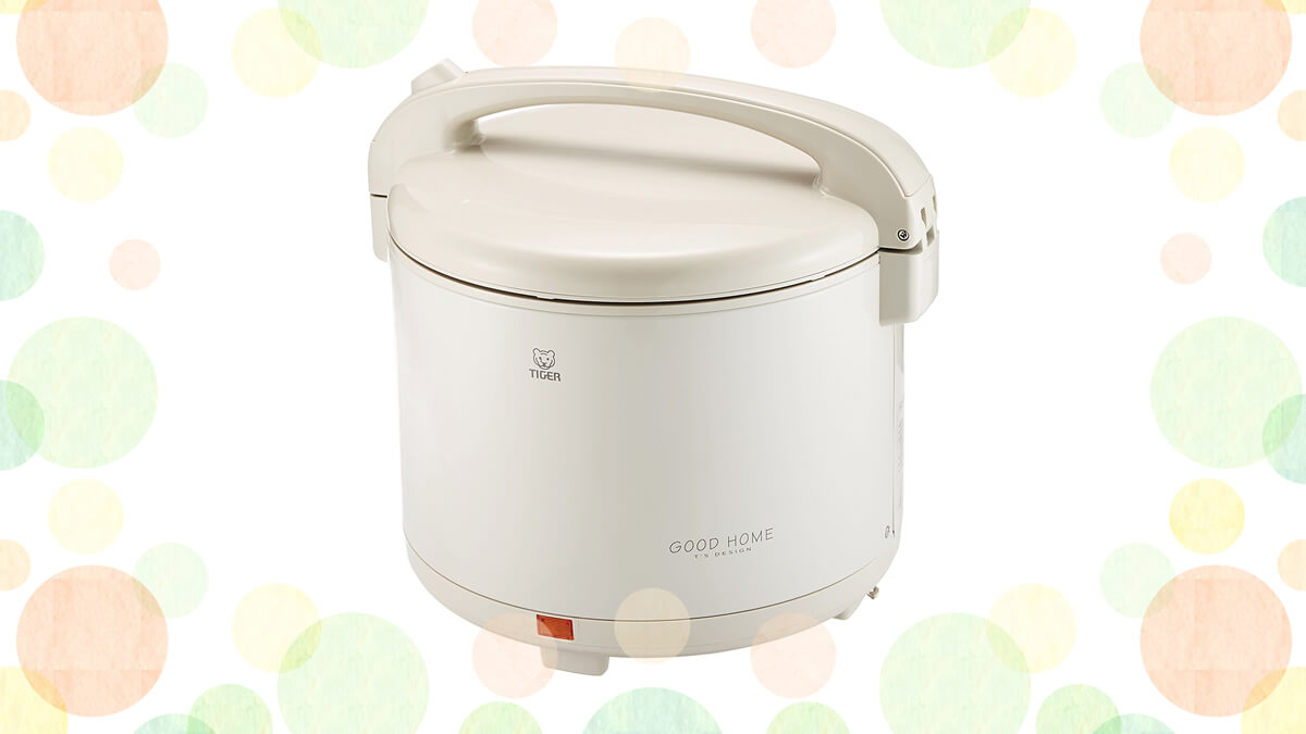 寝かせ玄米で使われている、タイガーの保温ジャー