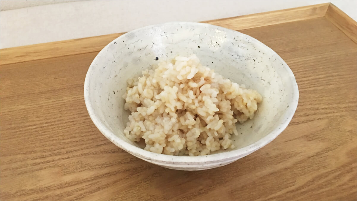 炊き立てのロウカット玄米