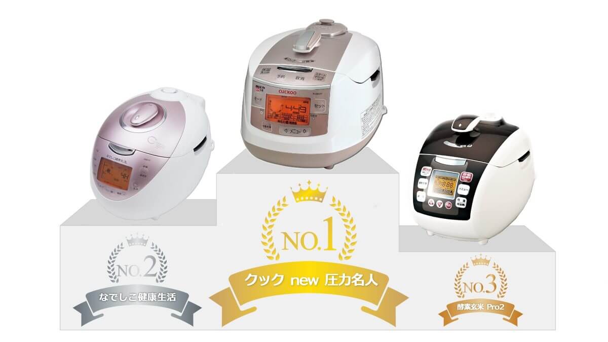 玄米 炊飯器4品を徹底【比較】。《No.1》は、コレっ！